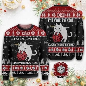 Dungeons and Dragon Ugly Christmas Sweater | Favorety DE