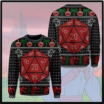 Dungeons And Dragons Ugly Christmas Sweater | Favorety CA