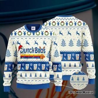 Dutch Bros Santa Hat Christmas Ugly Christmas Sweater | Favorety DE