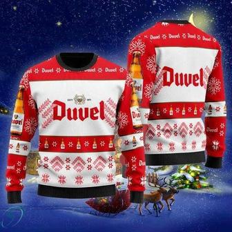 Duvel Beer Ugly Christmas Sweater, Jumper | Favorety