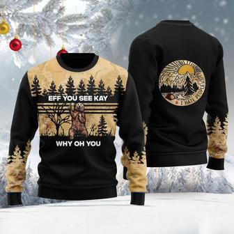 Eff Bear Beer You See Kay Why Oh You Ugly Christmas Sweater | Favorety AU