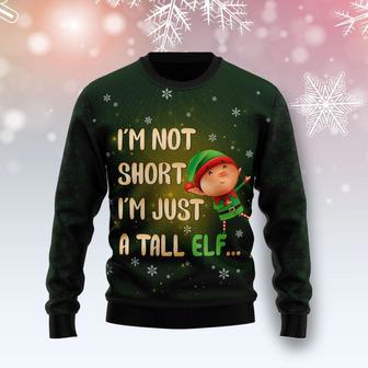 Elf Im Not Short Ugly Christmas Sweater | Favorety