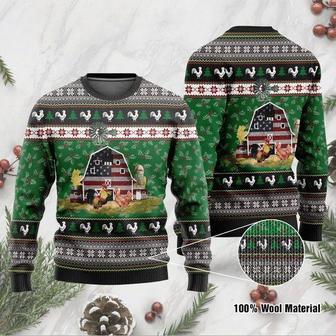 Farming Chickens Ugly Christmas Sweater | Favorety UK