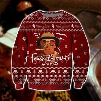 Fear And Loathing In Lvs Knitting Pattern Print Ugly Christmas Sweater | Favorety UK