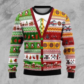 Firefighter Xmas Ugly Christmas Sweater | Favorety DE