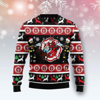 Fireman Firefighter Ugly Christmas Sweater | Favorety DE