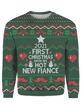 First Christmas With My New Fiance Ugly Christmas Sweater | Favorety