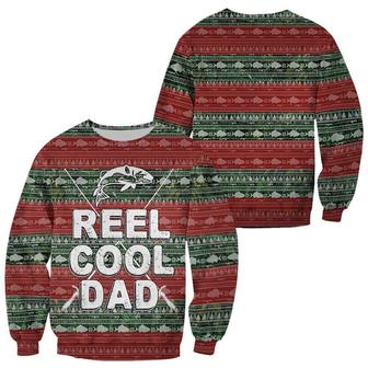 Fishing Reel Cool Dad Ugly Christmas Sweater | Favorety