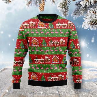 Flamingo Snow Ugly Christmas Sweater | Favorety UK