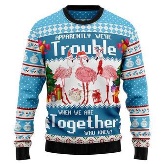 Flamingo Together Ugly Christmas Sweater | Favorety AU