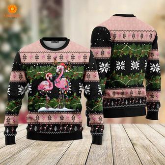 Flamingo Ugly Christmas Sweater For Men & Women | Favorety AU