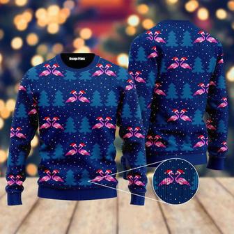 Flocking Around The Christmas Tree Ugly Christmas Sweater For Men & Women | Favorety