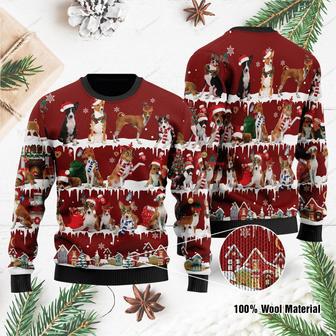 For Basenji Lovers Ugly Christmas Sweater | Favorety