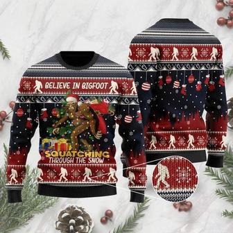 For Bigfoot Lovers Ugly Christmas Sweater | Favorety AU