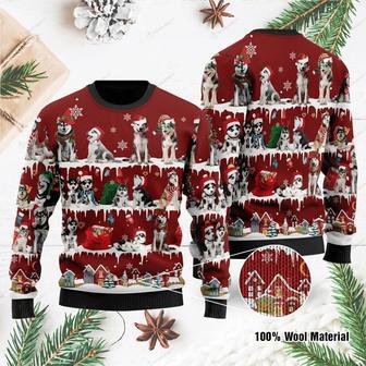 For Husky Lovers Ugly Christmas Sweater | Favorety AU