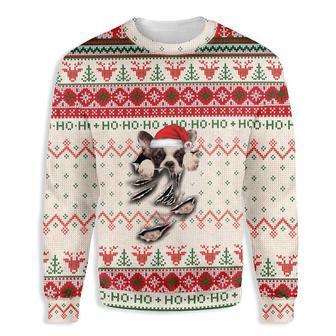 French Bulldog Scratch Ugly Christmas Sweater | Favorety AU