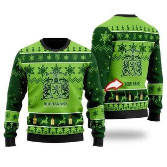 Funny Buchanan’S Whisky Custom Ugly Christmas Sweater, Jumpers | Favorety CA