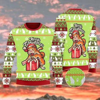 Funny Cat Merry Christmas Ugly Christmas Sweater | Favorety UK