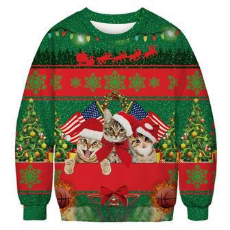 Funny Cat Ugly Christmas Sweater | Favorety UK