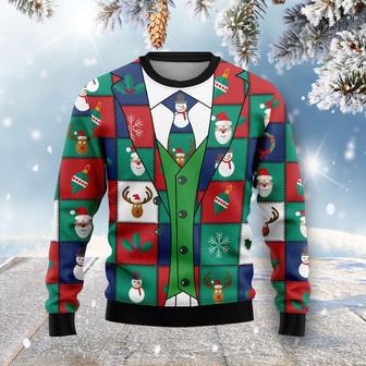 Funny Christmas Elements Blazer Ugly Christmas Sweater | Favorety UK