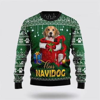 Funny Christmas Gift Beagle T Dog Lover Funny Family Ugly Christmas Sweater | Favorety