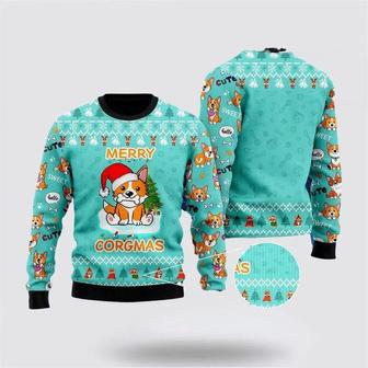 Funny Dog Merry Corgmas Christmas Ugly Christmas Sweater, Jumper – Dog Lover | Favorety DE