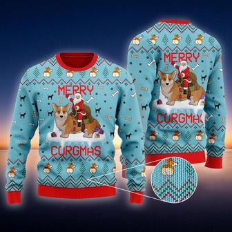 Funny Dog Merry Corgmas Ugly Christmas Sweater | Favorety DE