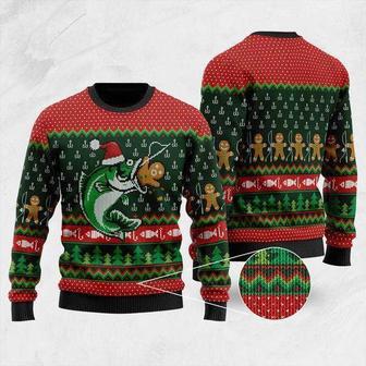 Funny Fishing Ugly Christmas Sweater | Favorety