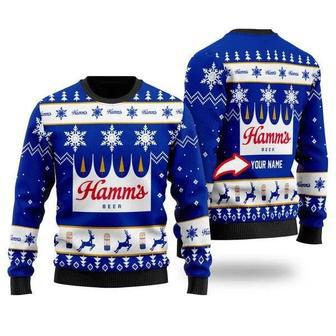 Funny Hamm’S Beer Custom Ugly Christmas Sweater, Jumpers | Favorety