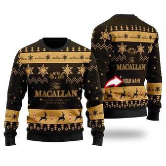 Funny Macallan Whisky Custom Ugly Christmas Sweater, Jumpers | Favorety CA