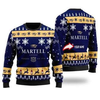 Funny Martell Cognac Personalized Ugly Christmas Sweater, Jumpers | Favorety AU