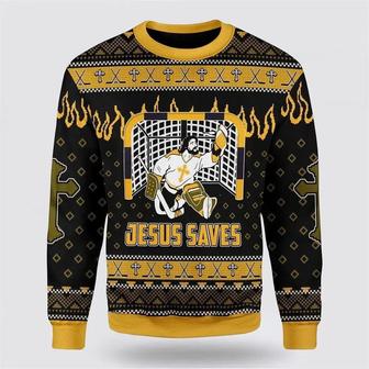 Funny Saves Ugly Christmas Sweater, Jumper – Christmas Gifts For Christian | Favorety