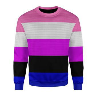 Genderfluid Pride Flag Christmas Sweater | Favorety DE