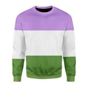 Genderqueer Flag Ugly Christmas Sweater | Favorety CA