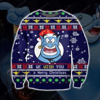 Genie Knitting Pattern Print Ugly Christmas Sweater | Favorety