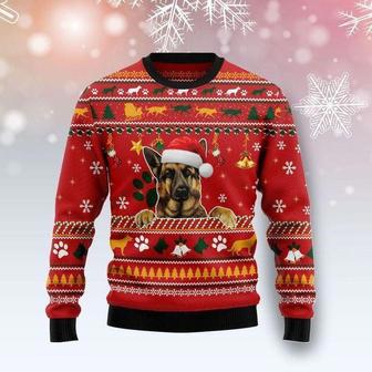 German Shepherd Dog Ugly Christmas Sweater | Favorety