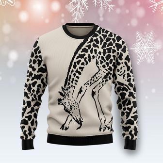 Giraffe Pattern Ugly Christmas Sweater | Favorety AU