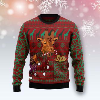 Giraffe Scarves Ugly Christmas Sweater | Favorety UK