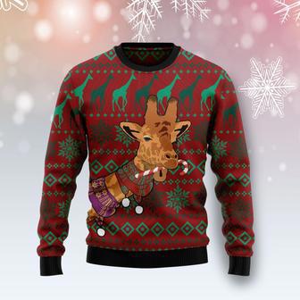 Giraffe Winter Ugly Christmas Sweater | Favorety UK