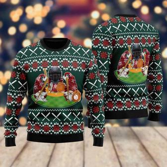 Gnomes Love Christmas Baseball Ugly Christmas Sweater For Men & Women | Favorety DE