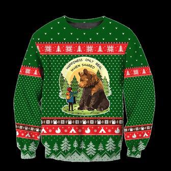 Go Camping Play With Bear Ugly Christmas Sweater | Favorety