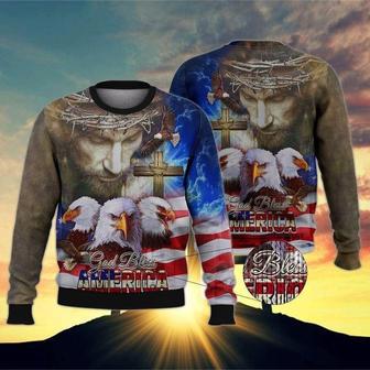 God Bless America Ugly Christmas Sweater | Favorety AU