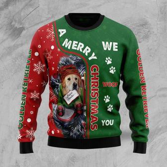 Golden Retriever Ugly Christmas Sweater | Favorety UK