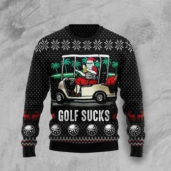 Golf Sucks Ugly Christmas Sweater | Favorety CA