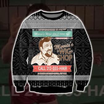 Goodfellas Morrie'S Wig Shop Print Ugly Christmas Sweater | Favorety UK