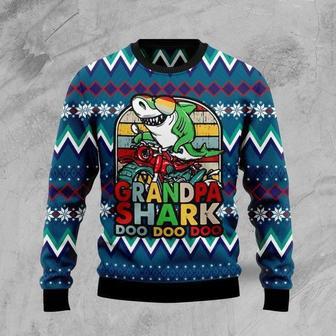 Grandpa Shark Dododo Ugly Christmas Sweater | Favorety DE