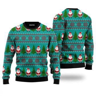 Green Santa Claus Merry Christmas Ugly Christmas Sweater, Jumper | Favorety UK