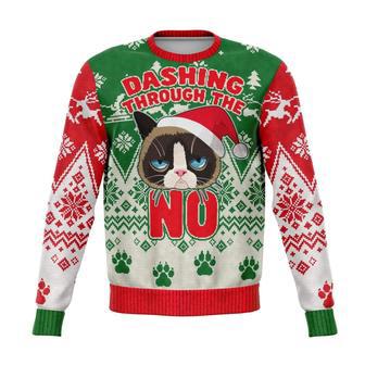 Grumpy Cat Funny Ugly Christmas Sweater | Favorety