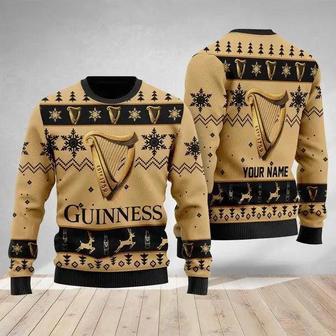 Guinness Beer Personalized Ugly Christmas Sweater, Jumpers | Favorety UK