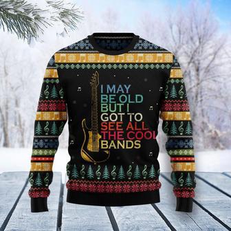 Guitar Old Vintage Ugly Christmas Sweater | Favorety AU